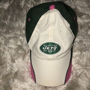 Breast cancer awareness jets hat